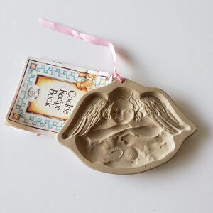 Unused - BROWN BAG COOKIE ART 1992 HILL DESIGN "ANGEL“WITH BOOK